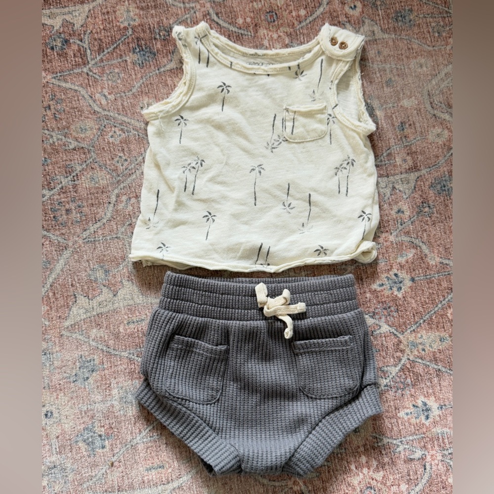 Greyson mini palm tree tank set